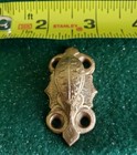 Pair Of Antique Victorian Heavy Cast Bronze brass Window Lifts Sash Lifts  n69e 