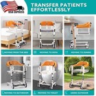 Wheelchair Patient Lift Transfer Chair Shower Lifter Elderly Disabled Adults Us