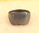 2 Vintage Rings-1 Old  1 Antique Metallic Ring-composition   Exact Age Unknown