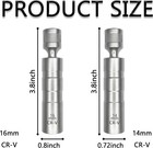 14mm   16mm Thin Wall Magnetic Swivel Spark Plug Socket 12-point Removal Tool
