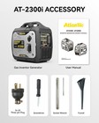 2300w Inverter Generator Gas Power Campe Rv Home Backup Job Site Construction