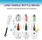 3 Pack Bottle Cleaning Brush Set -12 Inch Long Bottle Brush  Straw Cleaner