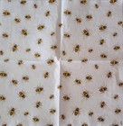 2 Individual Paper Decoupage Beverage Napkins -mini Bees Honeybees