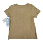 Cat   Jack 2t Brown Short Sleeve Shirt 3 Button Hanley Pocket Crew Neck Toddler