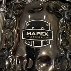 Mapex Armory Daisy Cutter 6 5x14    Hammered Black Chrome Steel Snare Drum Nice   