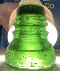Emerald Green Brookfield Cd-152 Vintage Glass Insulator