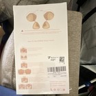 Enbab Self-adhesive Push Up Reusable Bra Inserts  Beige  One Size Women