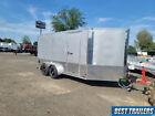 2024 Cargo Mate 7 X 14 Double Motorcycle Enclosed Trailer Finished Interior Carg