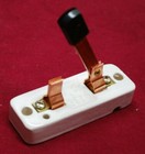 Porcelain Knife Switch Gas Engine Motor Buzz Coil Hit   Miss Vintage Steam Punk