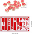 Russian Lotto Board Games Family Bingo Board Game Set Of 48 Bingo Cards And 90 W