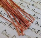Solid Copper Headpins 22 Gauge 2 Inch     No Lead No Nickel Head Pins