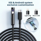 1080p Dual Len Borescope Endoscope Snake Inspection Camera For Iphone Ios Us