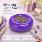 Magnetic Pin Cushion With 100 Plastic Head Pins  Magnetic Pins Holder For Sewing