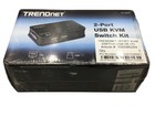 Trendnet Tk-207k 2-port Usb Kvm Switch Kit With Cables Black  New 