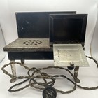 Vintage 1930s Empire Metal Ware Electric Childs Toy Cook Stove Works Cloth Cord