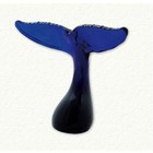 Blue Whales Tail Egyptian Blown Glass Christmas Tree Ornament Made In Egypt New