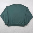 Alo Yoga Accolade Women Crewneck Sweatshirt Forest Green Chrome Logo Size Large