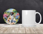 Saint Bernard Spring Path Large Sandstone Coasters Pack Of 4 Dac6706rcs4