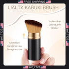 Retractable Kabuki Makeup Brush - All-in-one Travel Foundation  Powder  Blush 