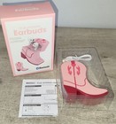 Vivitar True Wireless Bluetooth Earbuds W Pink Cowgirl Boot Charging Case New