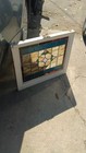 Vintage Leaded Stained Glass Window In A Window 