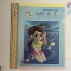 Orange Story Dreamworld Lovely White Pink Hana Korean Stationary Folder   Papers