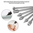 20pcs Diamond Burr Set Drill Bits Mini Drill For Dremel Rotary Tool Accessories