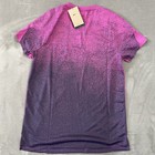 Nike Dri Fit Court Tennis Jersey Crew Shirt Mens Size M New Purple Fq2018-518