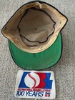 1983 Jesus Vega Game Used Toledo Mud Hens Pillbox Hat   100 Year Patch