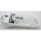 Badger Tag   Label 116 Tag  Inspection Record  2 7 8 In W X 5 3 4 In H  Paper 