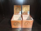 Lot Of 2 Aj Fernandez Last Call 6 25 X5x4 5 Solid Wood Cigar Box Slide Top