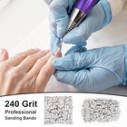 Small Sanding Bands Nail Drill Bits Nail File 100 Pcs Small Sanding Bands For 