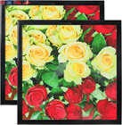 8x8 Picture Frame In Black Set Of 2 Display Pictures 8   x8    Wall Mounting Fram