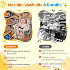 Baby Shopping Cart Seat Cover     Padded Shopping Cart Seat For Baby  High Chair C