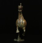 Large Old Chinese Bronze Statue W horse Th1963