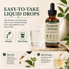 Lymphatic Drainage Drops  20 In 1 Organic Drainage Supplement Black