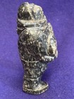 Vintage Hand Carved Soapstone Inuit Fisherman Sculpture Signed William Luke 3 5   