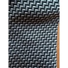 Pantani Men s 100  Silk Tie Black Silver Geometric Basket Weave 3  Necktie