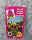 Barney s Campfire Sing Along Vhs Video Tape Musical Kids Purple Dinosaur Barney