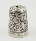 Antique Hallmarked 1906 Sterling Silver Sewing Thimble
