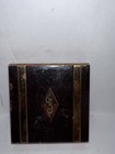 Volupte Gold black  Powder Case Mirror Makeup Vintage Turns Winds Up Rare Htf