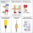 R134a R22 R410 Ac Manifold Gauge Set  Refrigerant Charging Tool For Gas electric