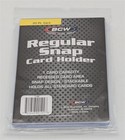 Lot Of 5 Bcw Regular Snap Tite Baseball Trading Card Holders Snaptite Protector