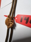 Vtg Brown Geode   Sunflower Cowboy Western Bolo Tie Rodeo  146