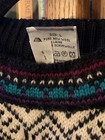 Vtg Dale Of Norway -ultra Deluxe 100  New Spun Wool Ski Sweater  Free Swiss Army