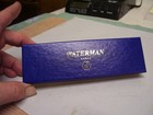 Waterman Marbled Blue Ball Point Pen Paris In Original Box  Works