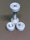 35mm To 120 Adapters Blue Grey Color With Take Up Spool 3 Piece Set