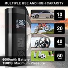 150 Psi Air Compressor Tire Inflator Fits Car Moto Bike Ball Air Pump Cordless
