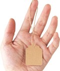 Price Tags With String Attached - 500pcs Gift Tags Kraft Paper Hang Tags For La