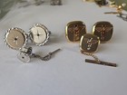 Lot Of Vintage Cufflinks-tie Tacs-money Clip   Misc   